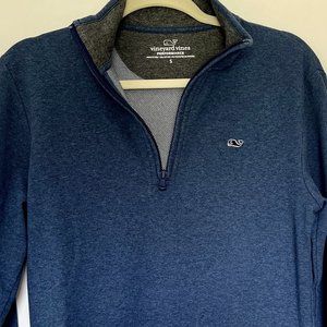 Vineyard Vines Mens heathered blue performance shep shirt size S